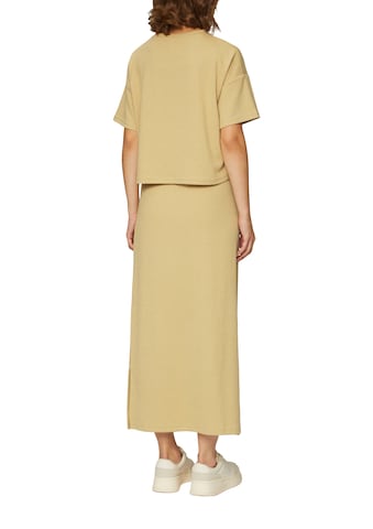 QS Shirt in Geel: terug