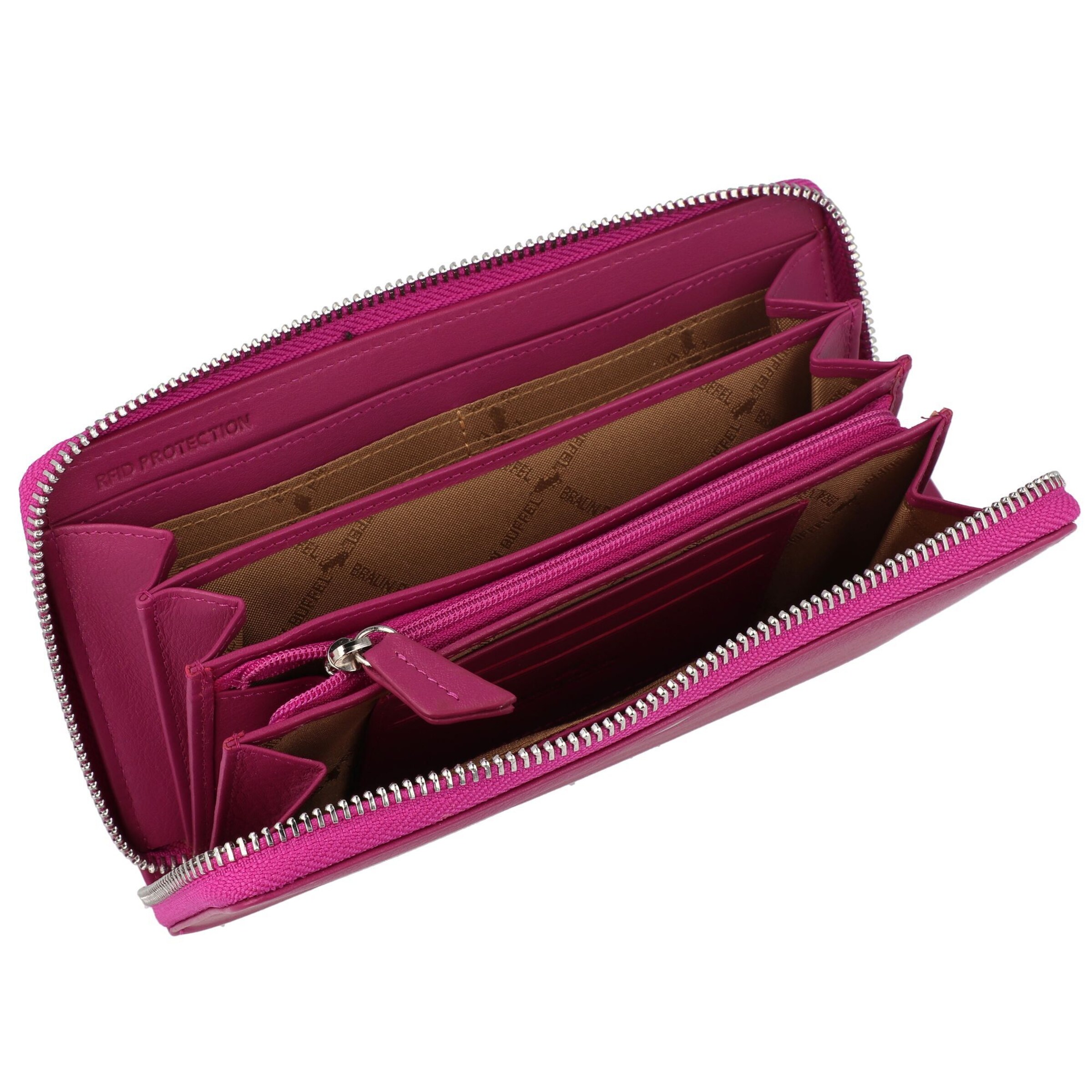 Braun Büffel Wallet 'Joy' in Pink