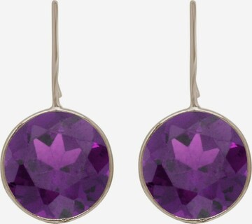 Gemshine Earrings in Purple: front