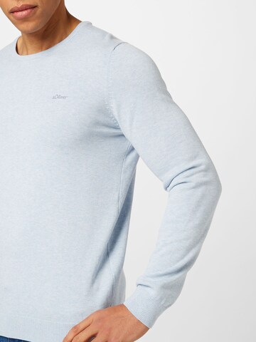 s.Oliver Sweater in Blue