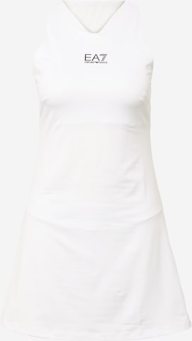 EA7 Emporio Armani - Vestido deportivo 'VESTITO' en blanco: frente