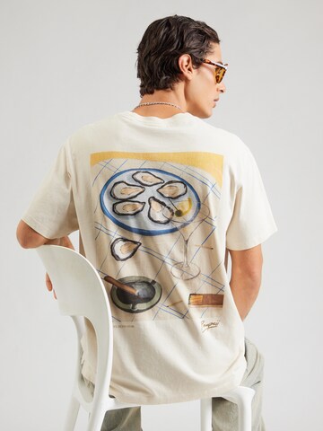 POMPEII Shirt 'Arte del  buen vivir' in Beige: voorkant