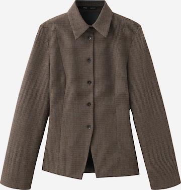 MANGO Blazer 'SQUARE' in Braun: Vorderseite
