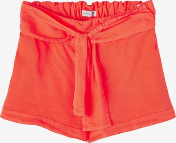 NAME IT Trousers in Orange: front
