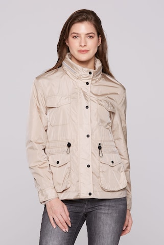 Soccx Fieldjacket mit Klappentaschen in Beige: Vorderseite
