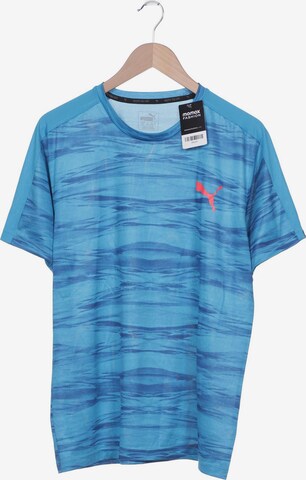 PUMA T-Shirt L-XL in Blau: predná strana