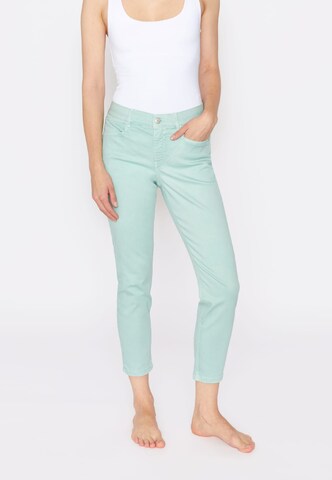 Angels Slimfit Jeans in Groen: voorkant