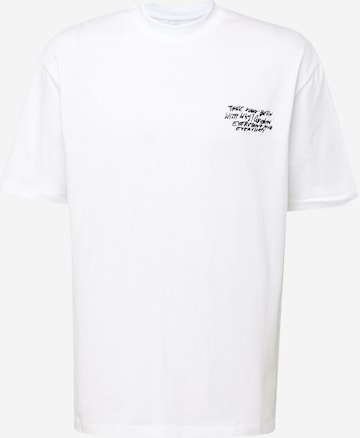 T-Shirt TOPMAN en blanc : devant