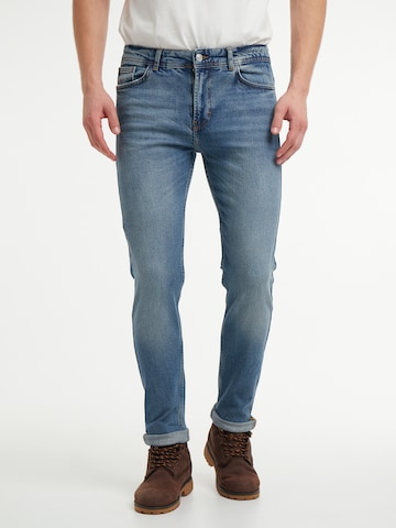 WEM Fashion Tapered Jeans 'Oscar' in Blauw: voorkant