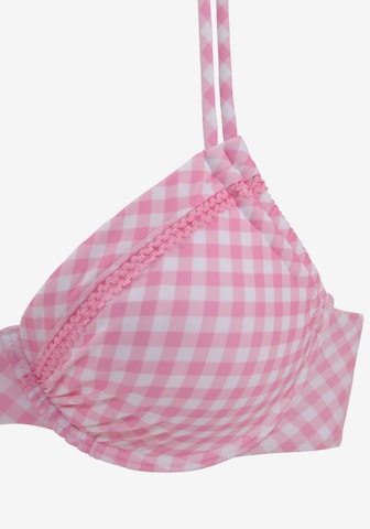 Invisible Hauts de bikini BUFFALO en rose