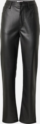 Tommy Jeans Regular Pants 'JULIE' in Black: front