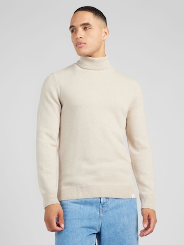 NORSE PROJECTS Sweater 'Kirk' in Beige: front