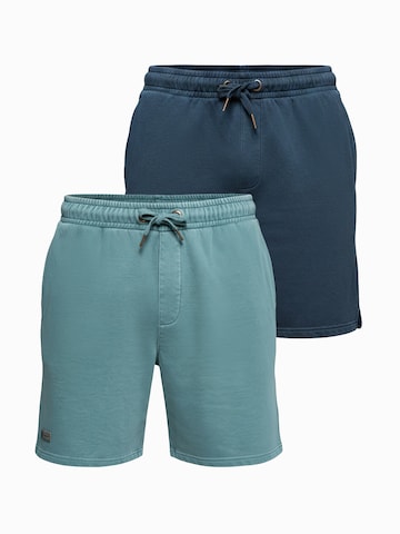 regular Pantaloni sportivi di Ombre in colori misti: frontale