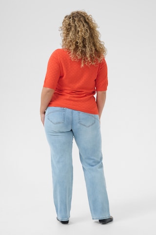 T-shirt 'Oliviana' KAFFE CURVE en rouge