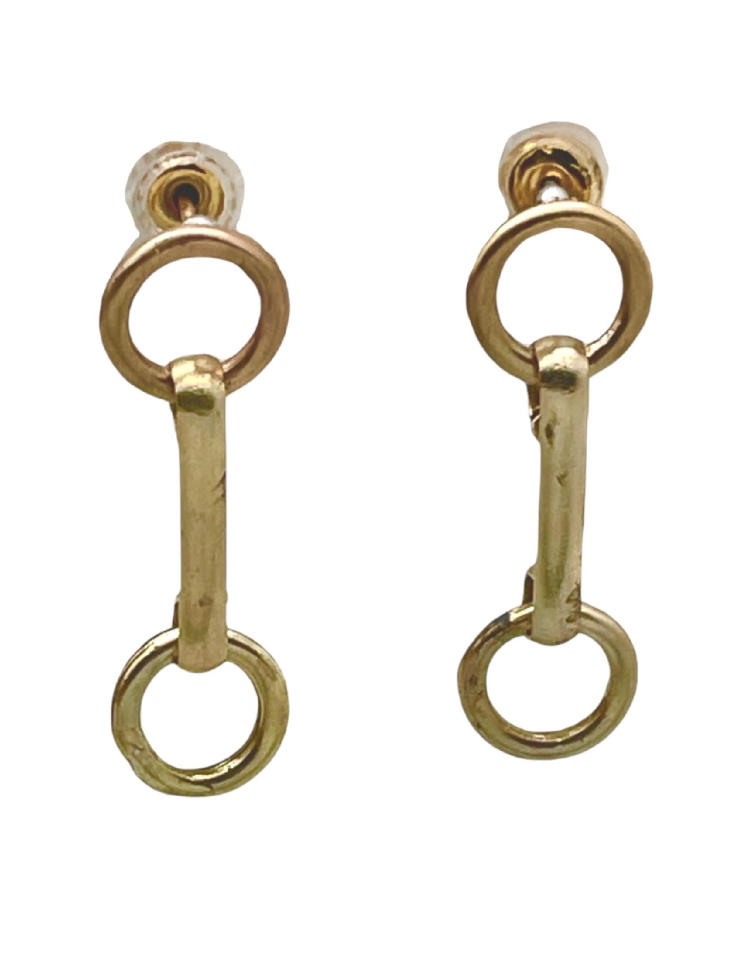 Gloria Mago Earrings '2For2' in Gold: front