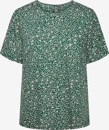 PIECES Blouse 'Nya' in Green: front