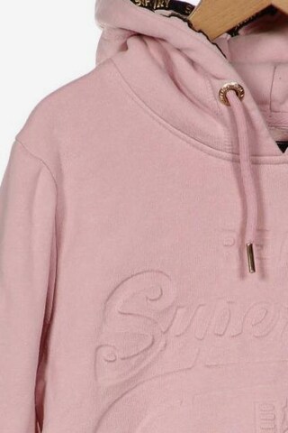 Superdry Sweatshirt & Zip-Up Hoodie in M in Pink