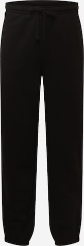KAPPA Tapered Sports trousers 'Snako' in Black: front