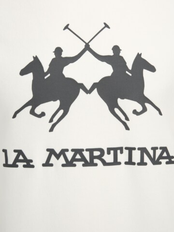 Sweat-shirt La Martina en blanc