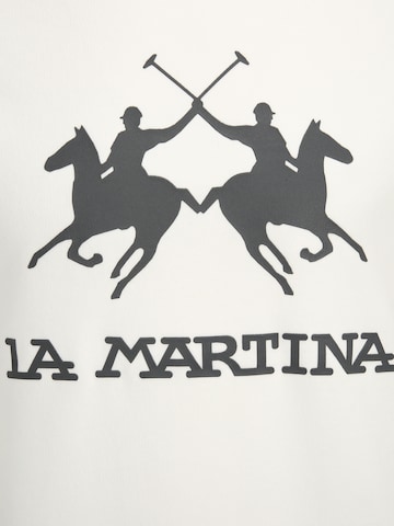 Sweat-shirt La Martina en blanc