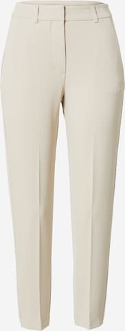 Max Mara Leisure - regular Pantalón de pinzas 'SICILIA' en beige: frente