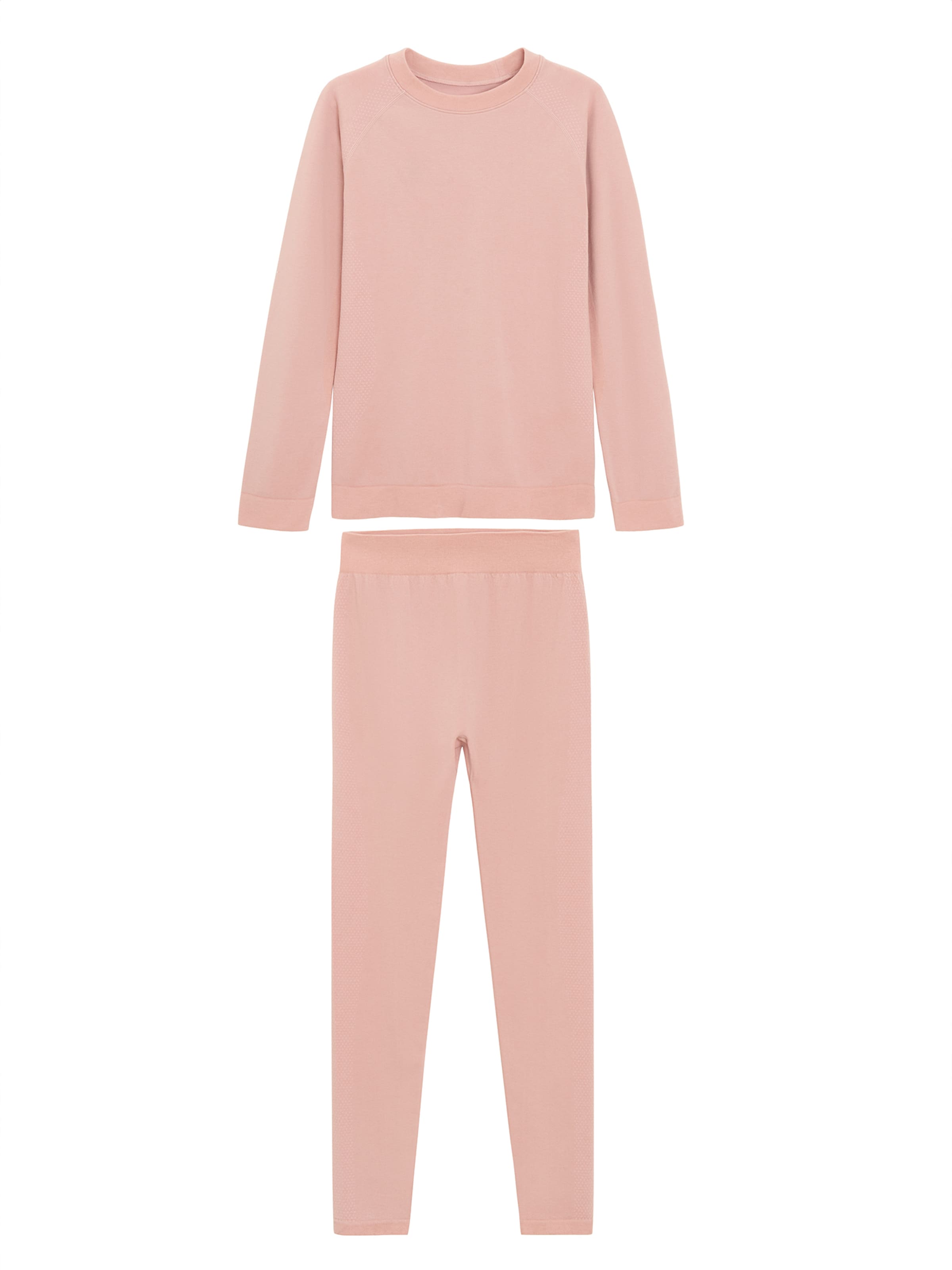 Sutien de tricou Seturi de lenjerie de la NoWear pe roz: față