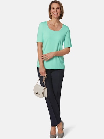 Goldner Shirt in Blau