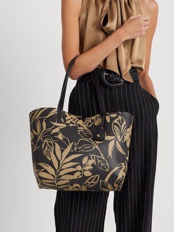 Lauren Ralph Lauren Shopper in Zwart: voorkant