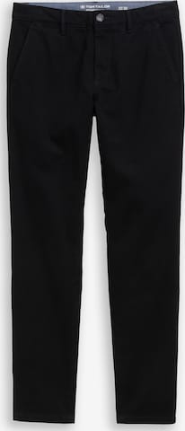 Slimfit Pantaloni chino 'SIMON' di TOM TAILOR in nero: frontale