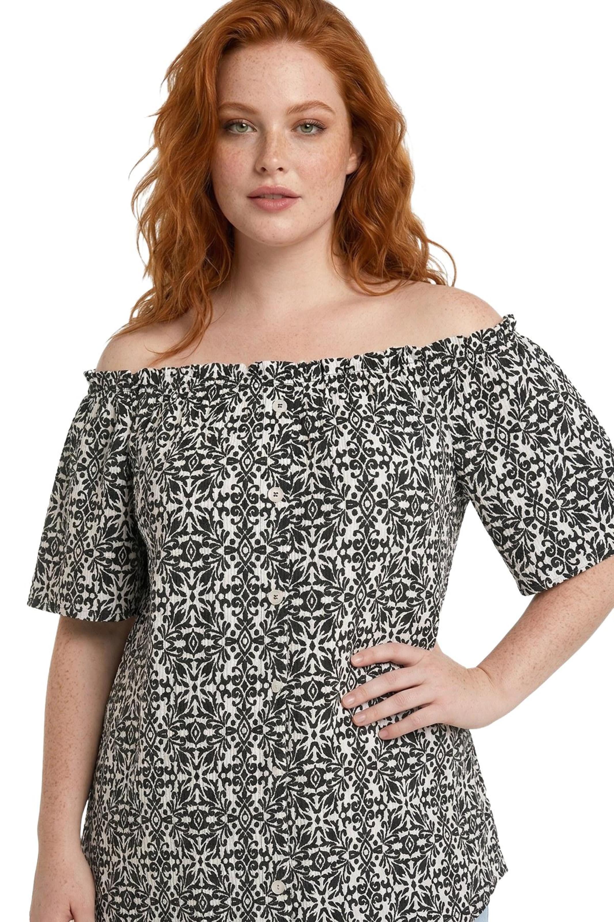 Shape Of You Bluse in Weiß