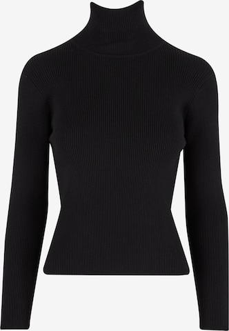 Urban Classics Trui in Zwart: voorkant