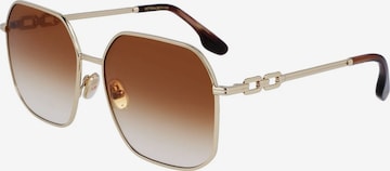 Lunettes de soleil 'Victoria Beckham Sunglasses VB232S 723 58' Victoria Beckham en or : devant
