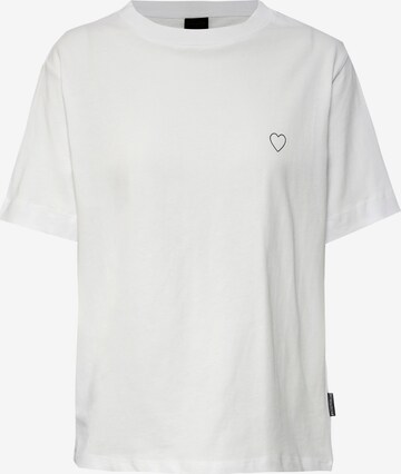 Kleinigkeit Shirt 'Love' in White: front