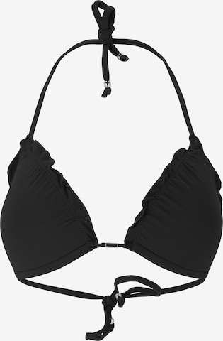 Athlecia Triangle Bikini Top 'Vanida' in Black: front