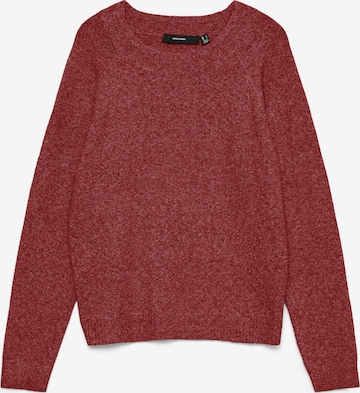 VERO MODA Пуловер 'VMDoffy' в червено: отпред