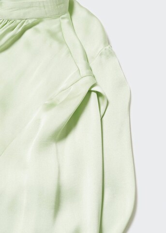MANGO Bluzka 'Clarita' w kolorze zielony