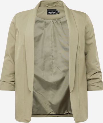 PIECES Curve Blazer 'PCBOSELLA' in Green: front