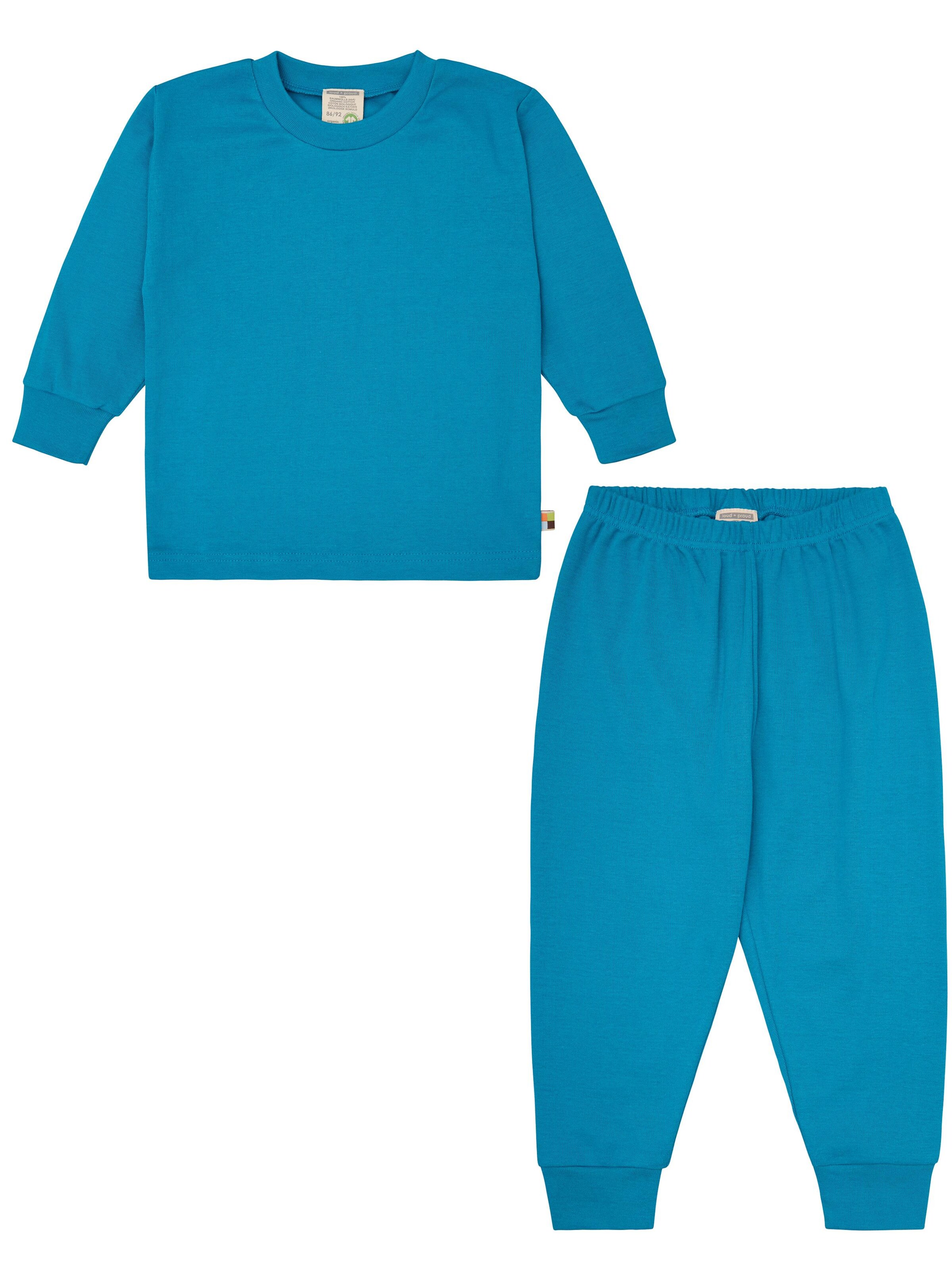 loud + proud Schlafanzug‌ in Grün: Vorderseite