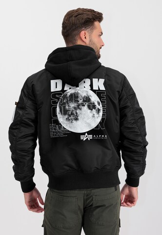 ALPHA INDUSTRIES - Chaqueta de entretiempo 'MA-1 VF' en negro: frente