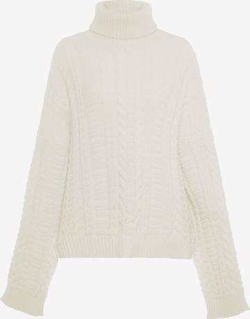 MYMO - Pullover em branco: frente