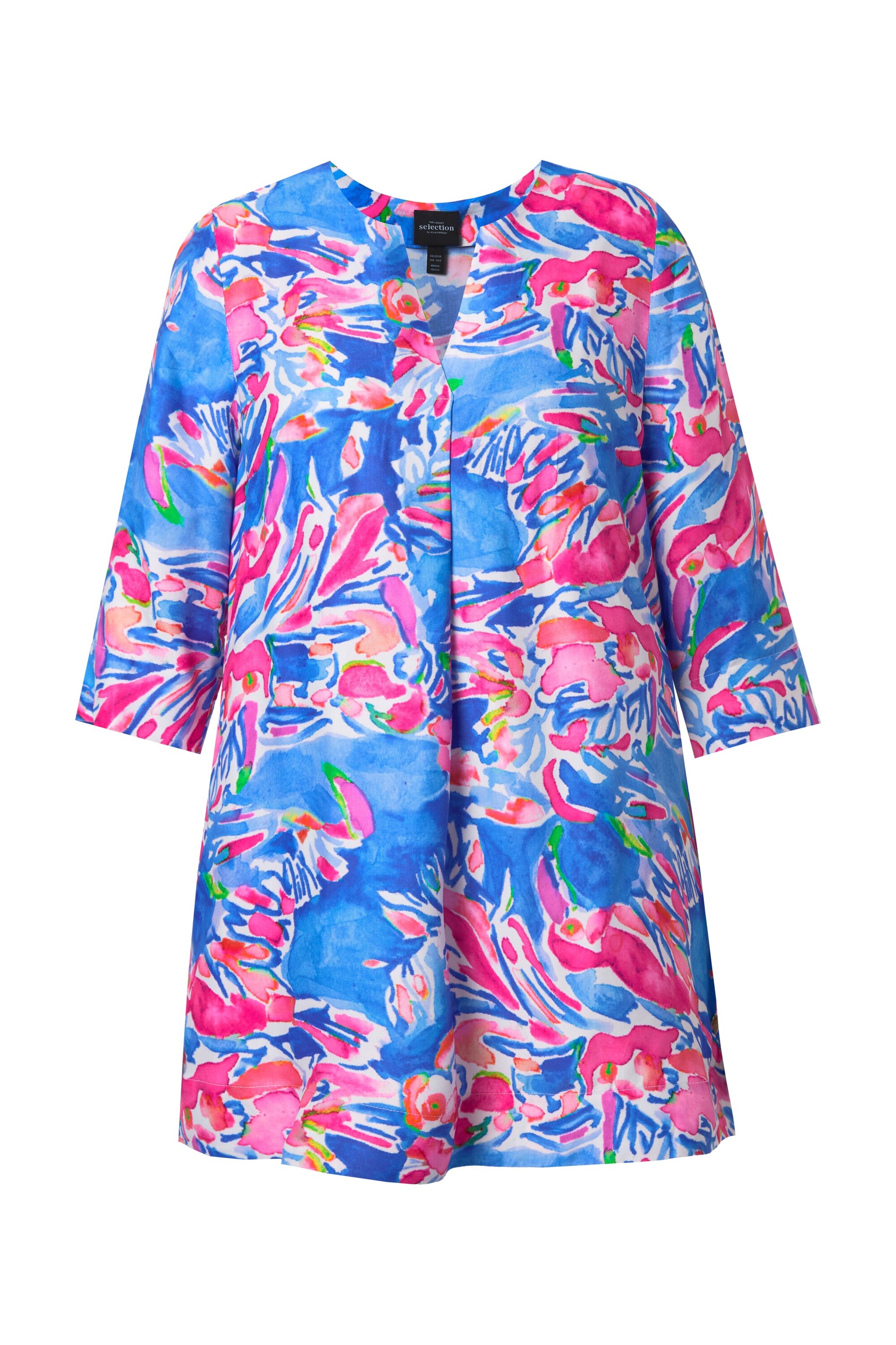 Ulla Popken Tunika in Blau: Vorderseite