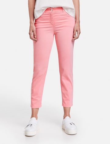 GERRY WEBER Normalny krój Jeansy 'Best4me' w kolorze różowy: przód