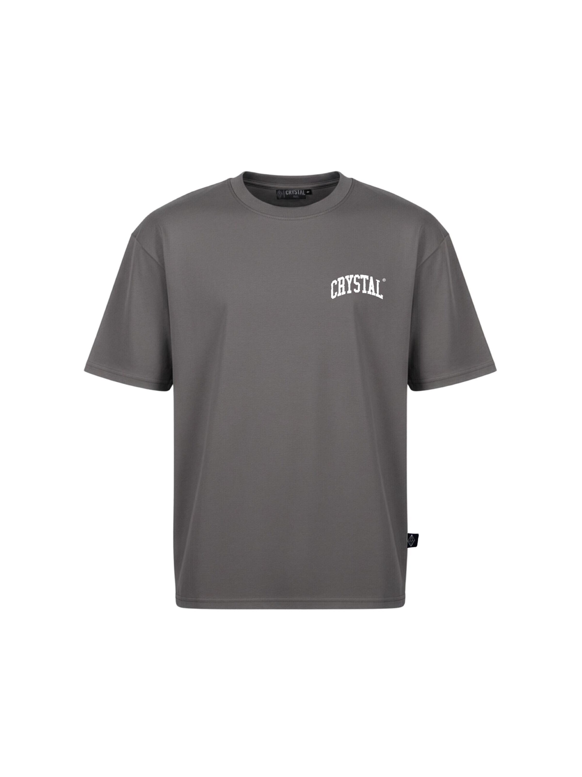 Crystal Paris Shirt 'Big City' in Grijs: voorkant