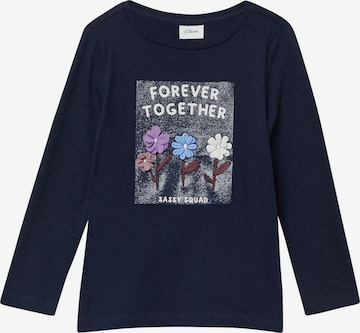 s.Oliver Shirt in Blau: Vorderseite