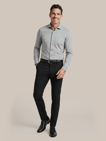 Suitable Slim fit Overhemd in Grijs