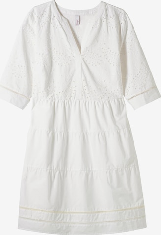 SHEEGO Summer Dress in White: front