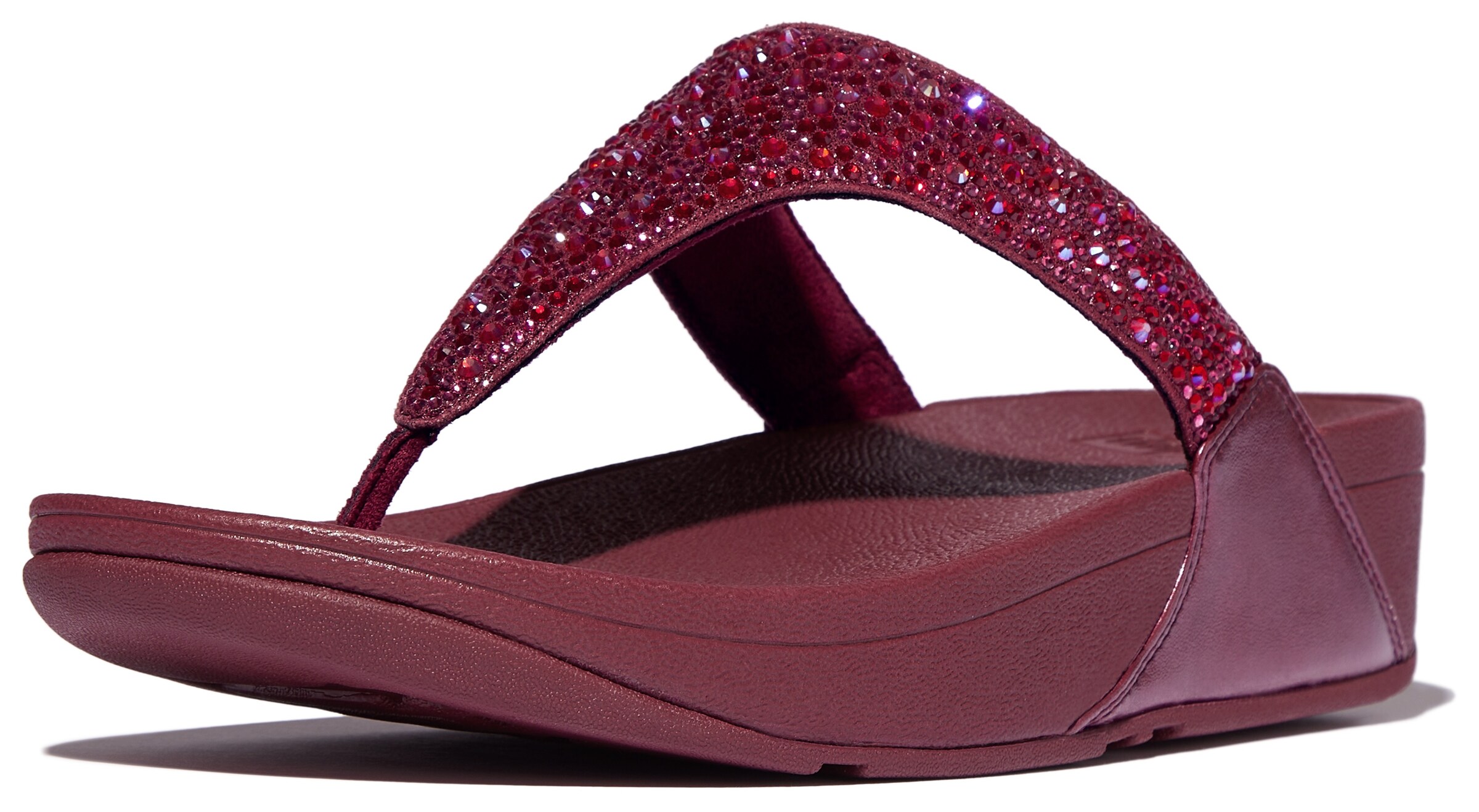 FitFlop T-Bar Sandals in Red