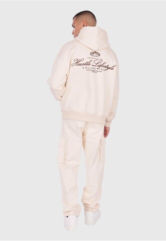 Dropsize Sweatshirt 'Hustle' in Beige