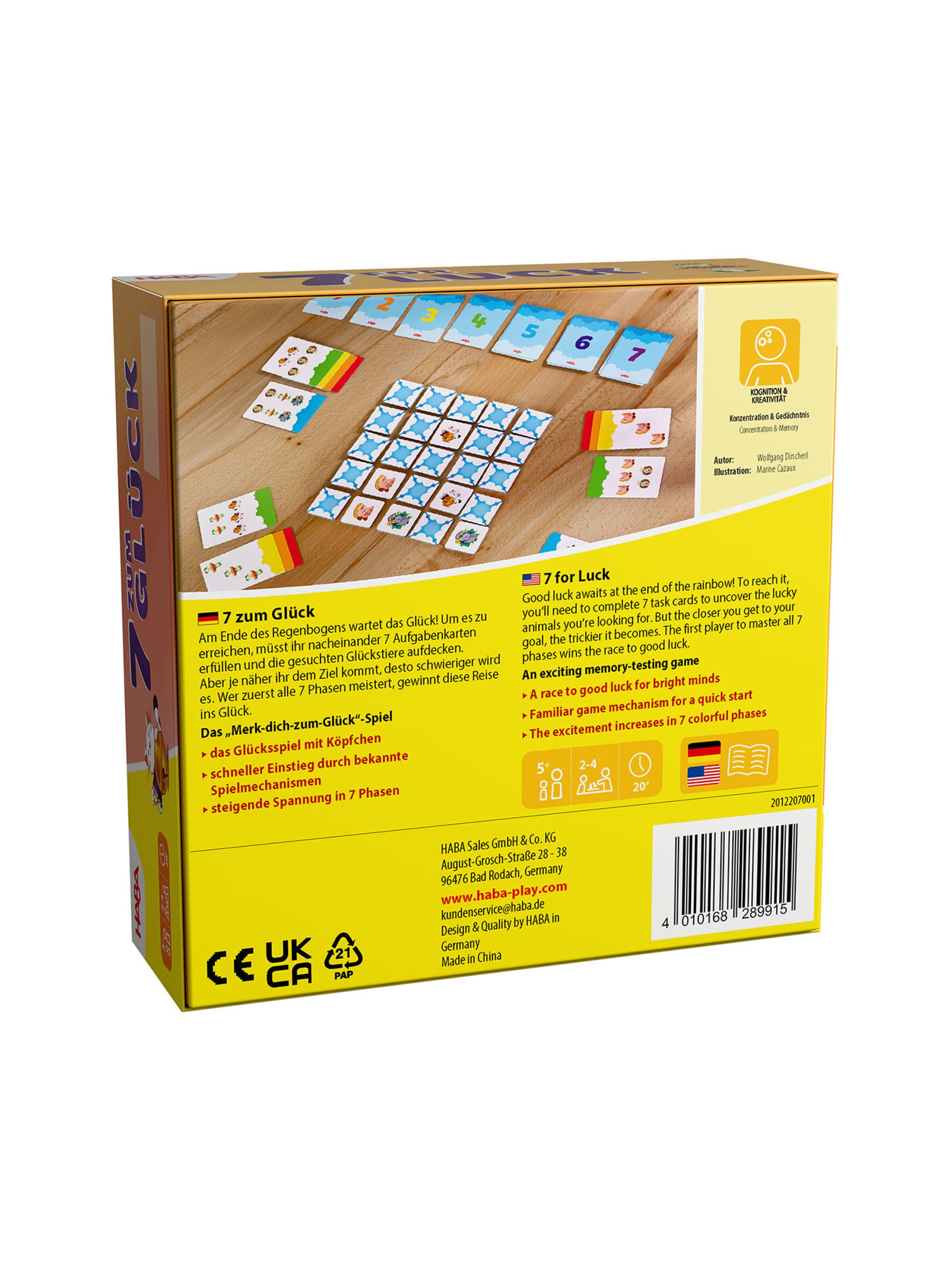 HABA Spiel '7 zum Glück DE' in Mischfarben