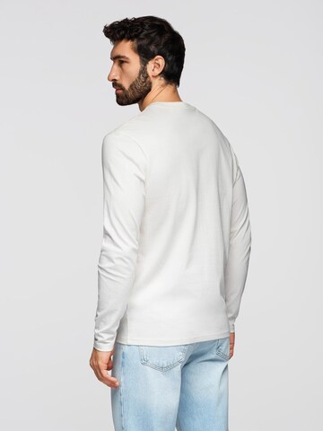 Ombre Shirt in Wit